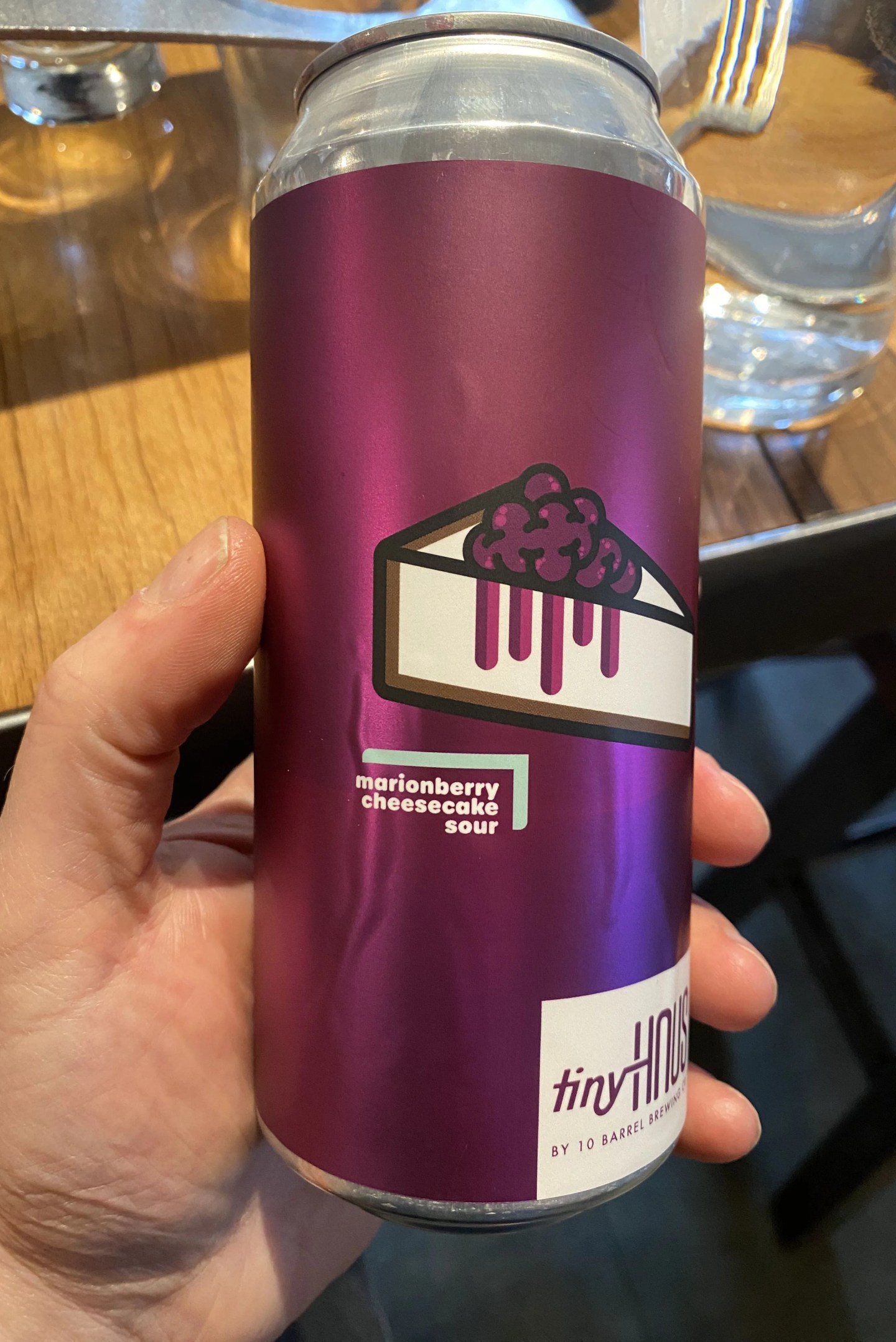 10 barrel brewing tinyhaus marionberry cheesecake sour beer can
