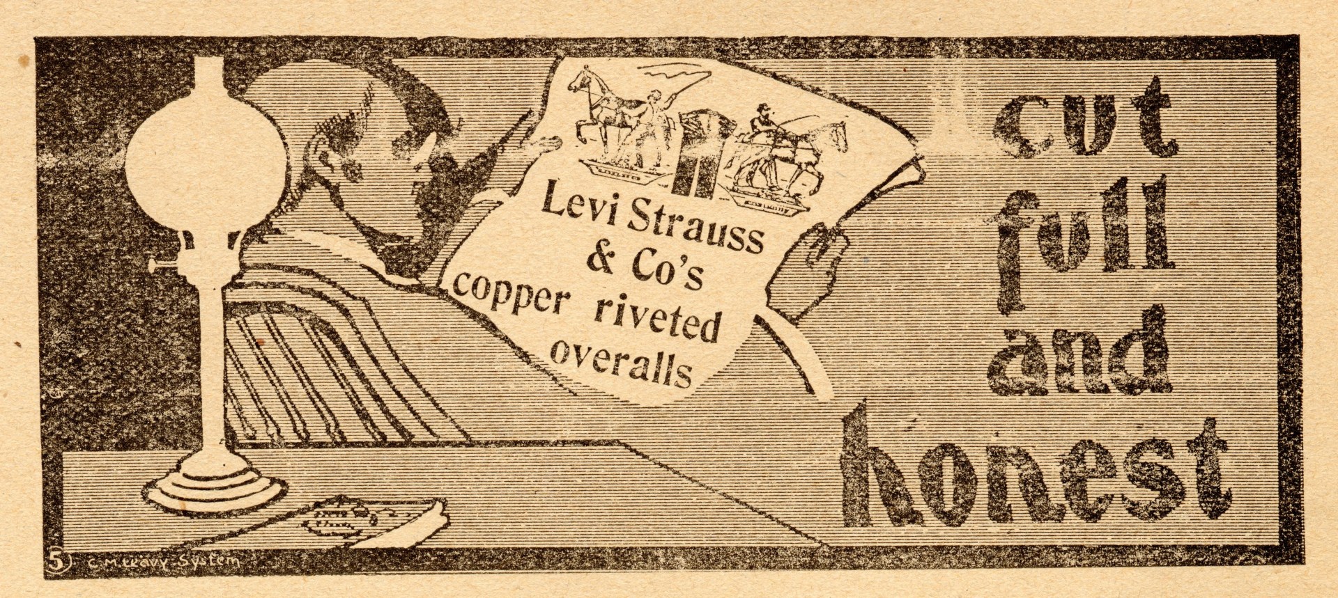 an old levis ad