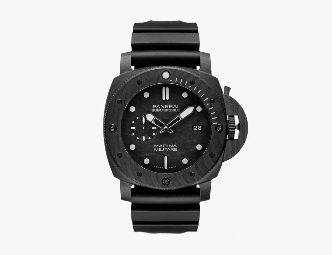 panerai submersible marina militare carbotech