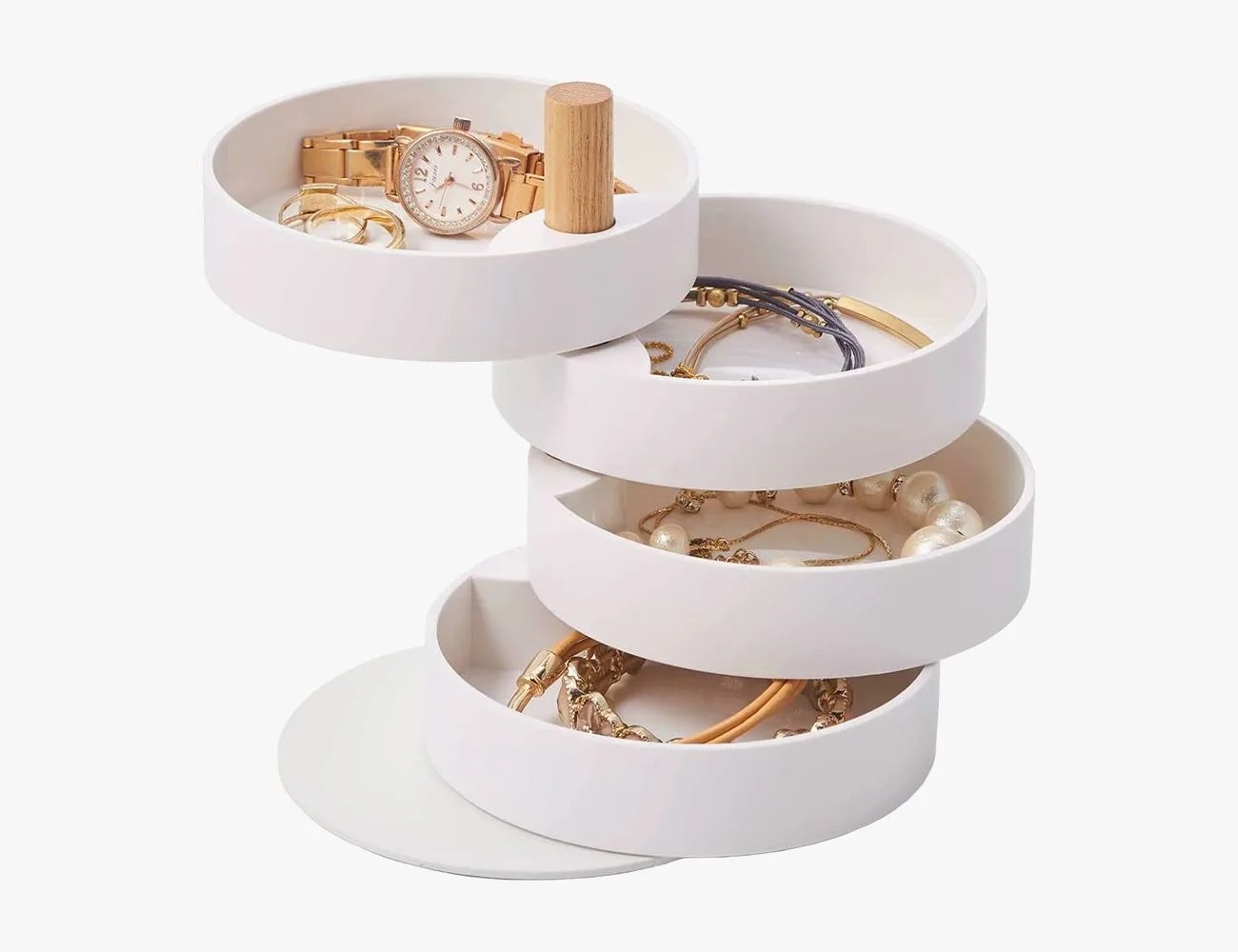 Yamazaki Home Tosca 4-Tiered Jewelry Tray
