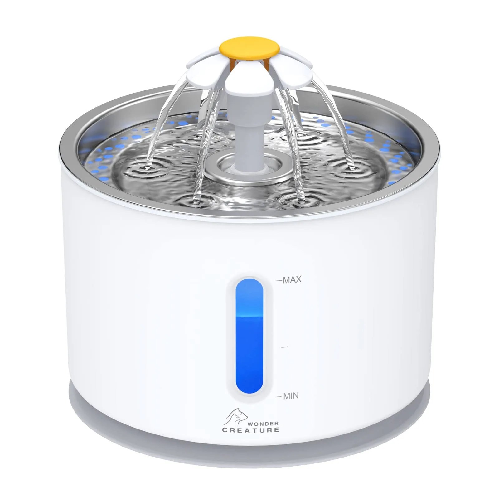 Wonder Creature Cat Water Fountain with Stainless Steel Lid