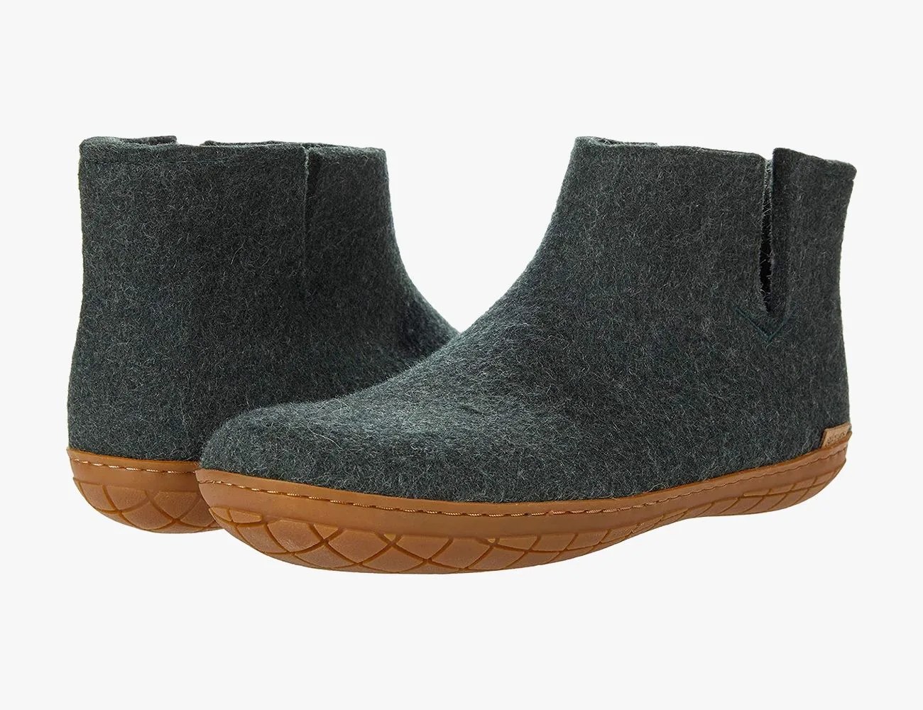 glerups wool boot with rubber outsole