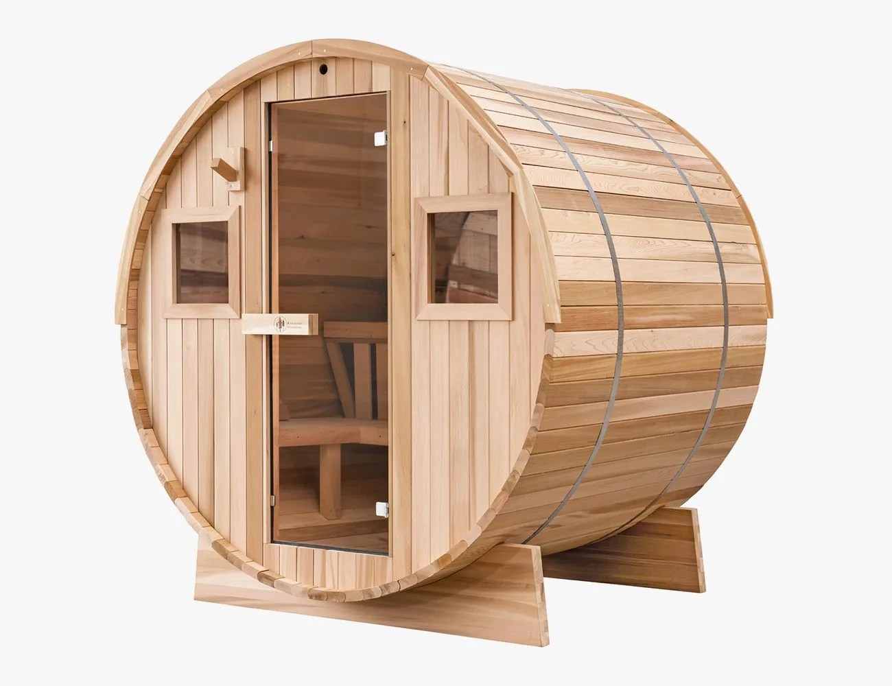 wooden sauna