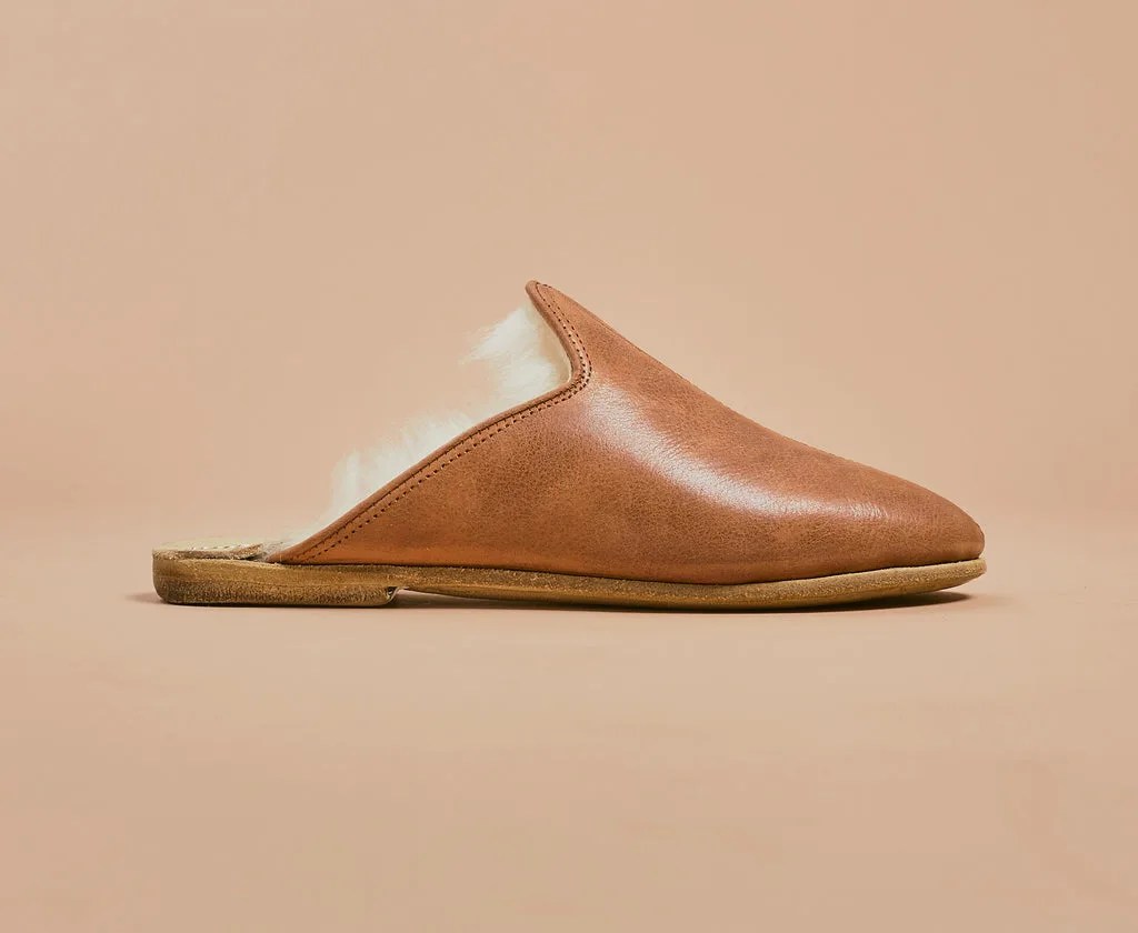 Men's Fort Worth Brown Shearling Baba $195