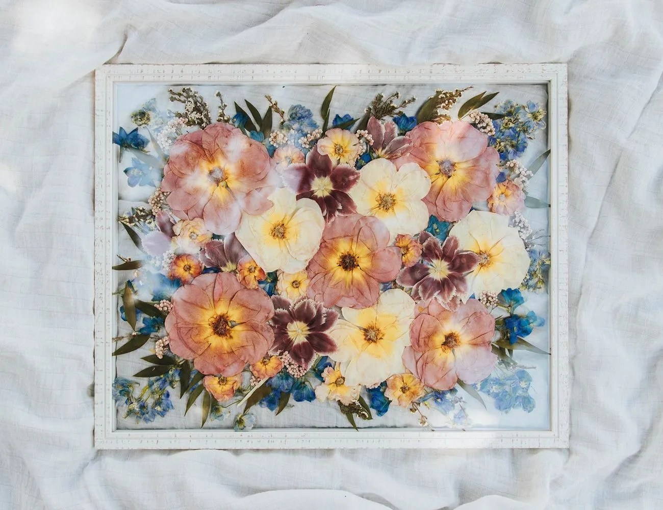 pressed flowers