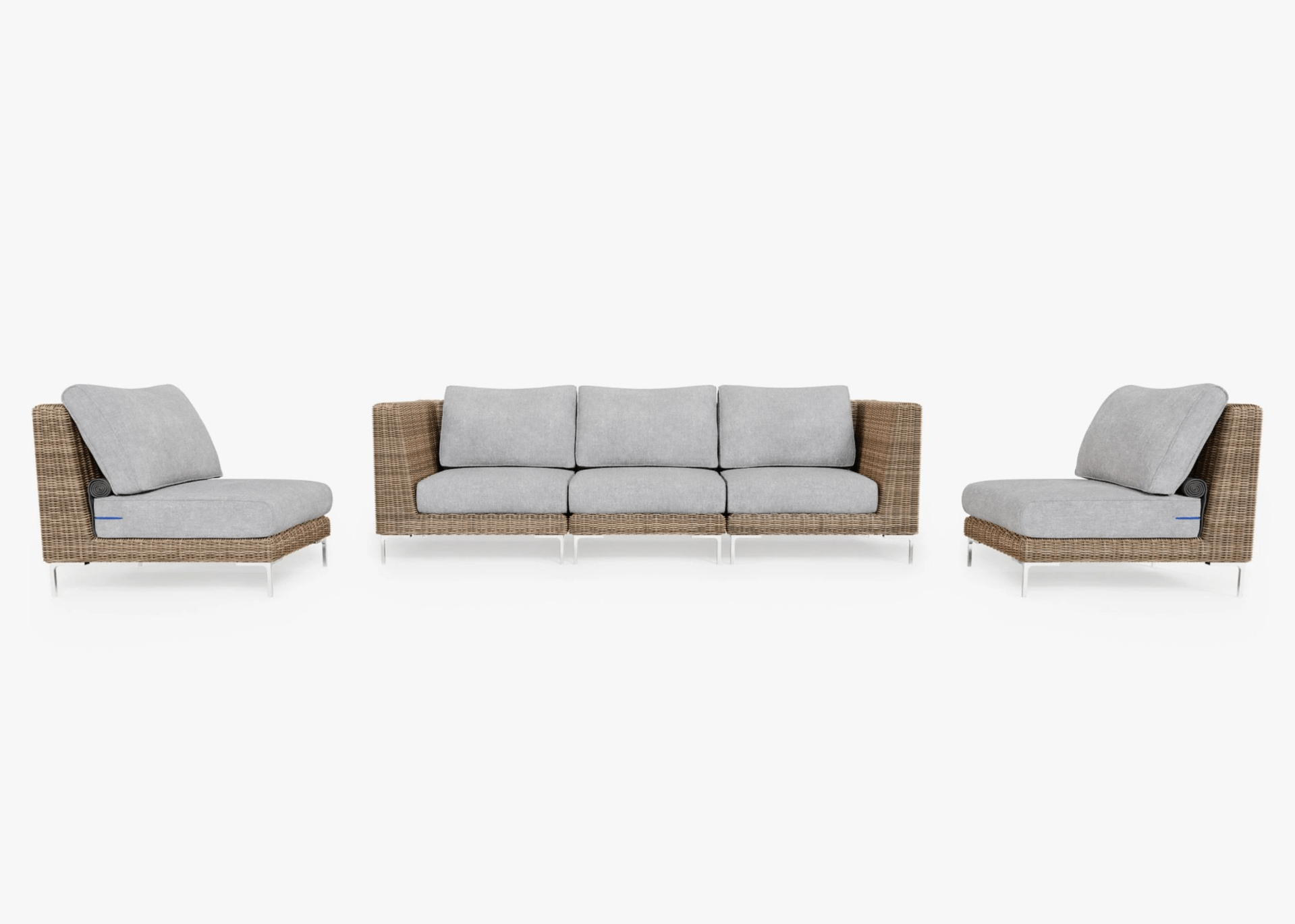 wicker sofa set