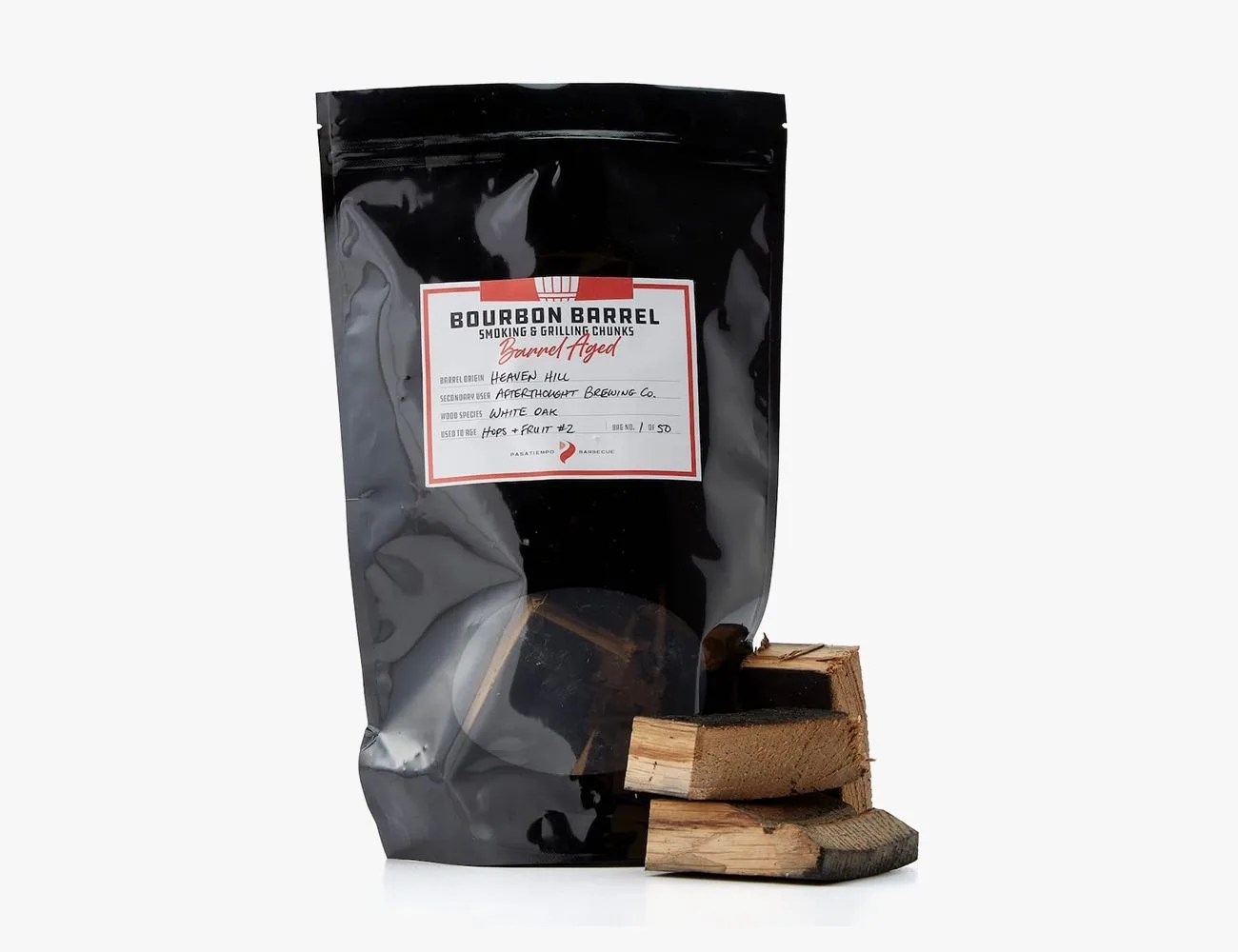 Pasatiempo Barbecue Bourbon Barrel Wood Chunks - Buffalo Trace Distillery/Alter Brewing