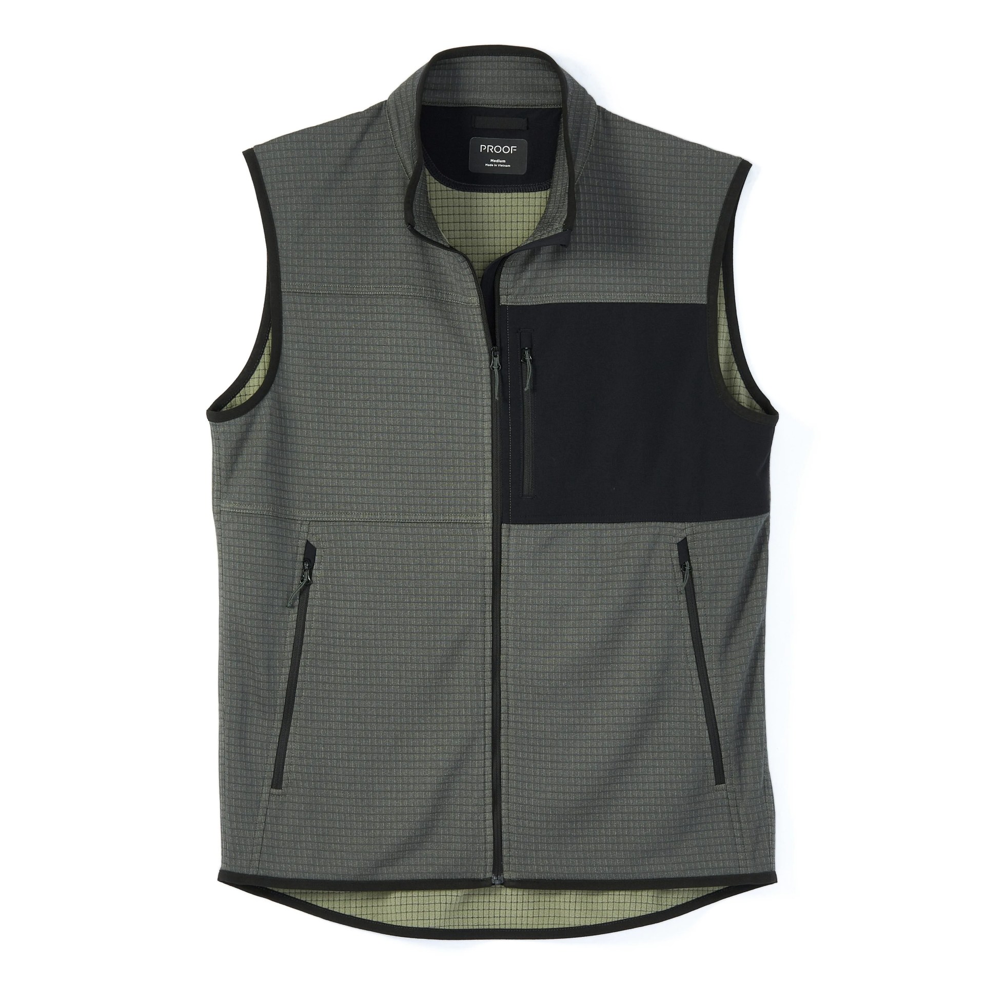 Grid Fleece Vest