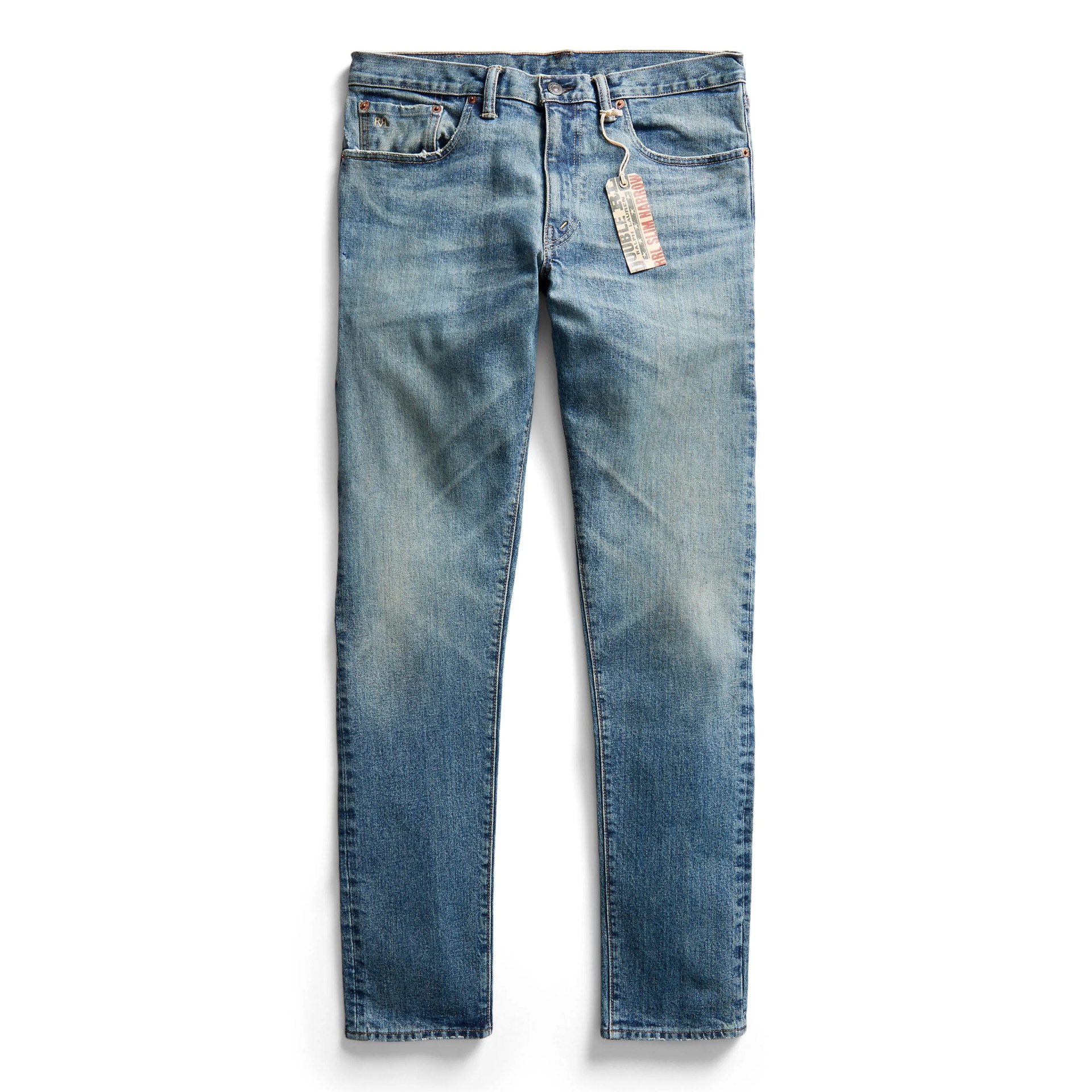 Slim Narrow Zip Stretch Denim Jeans