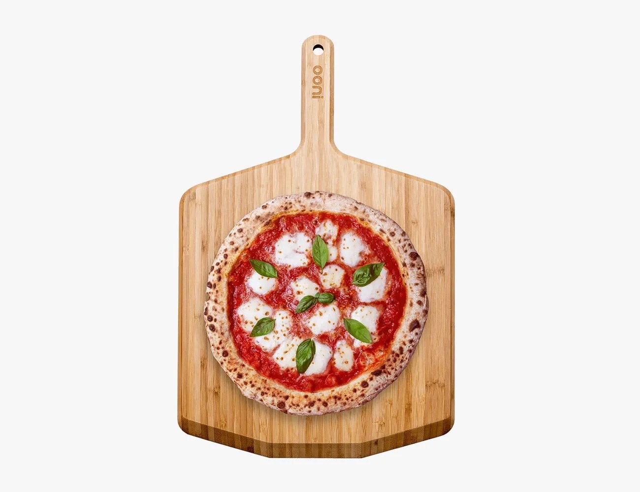 ooni bamboo pizza peel serving board