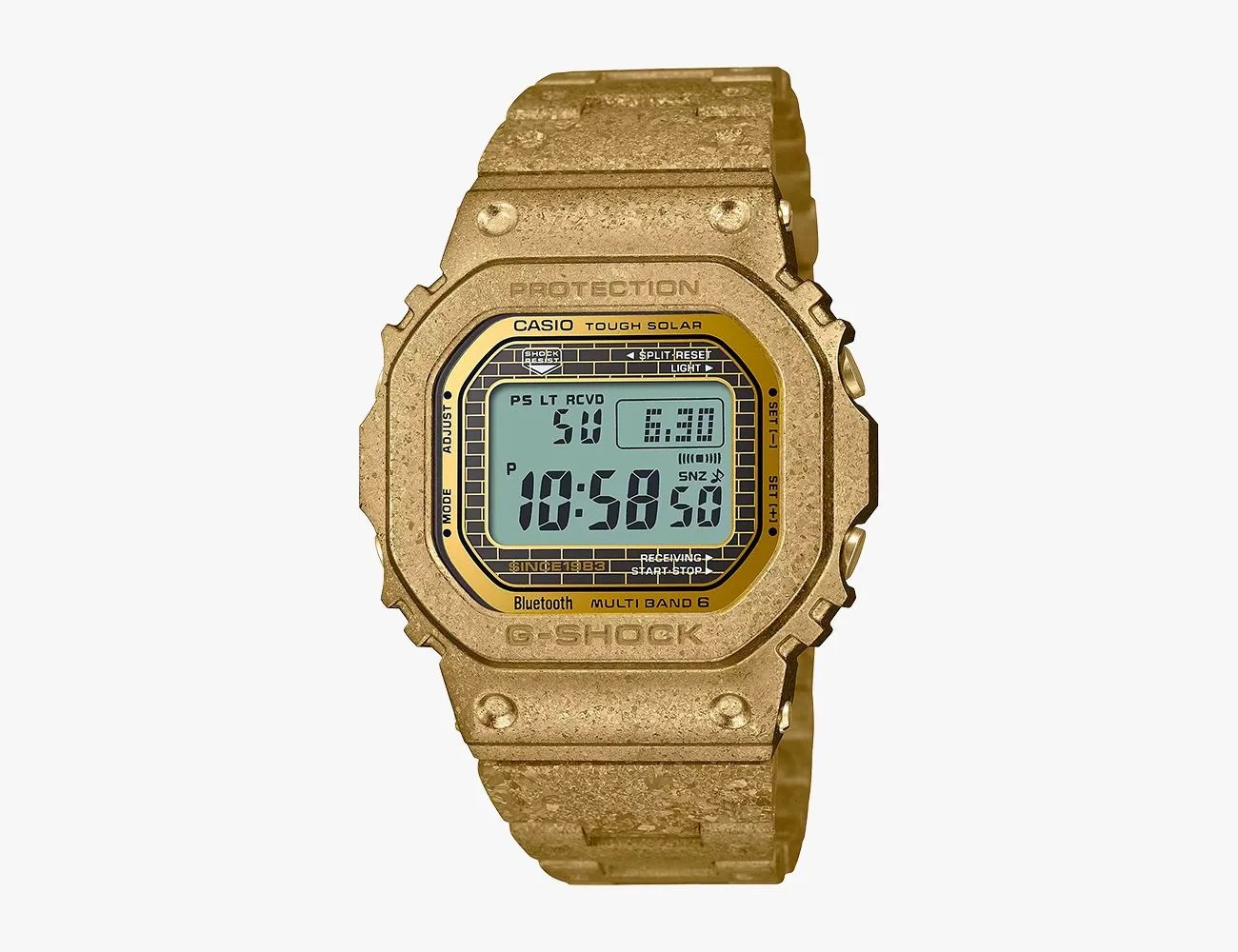 gold casio watch