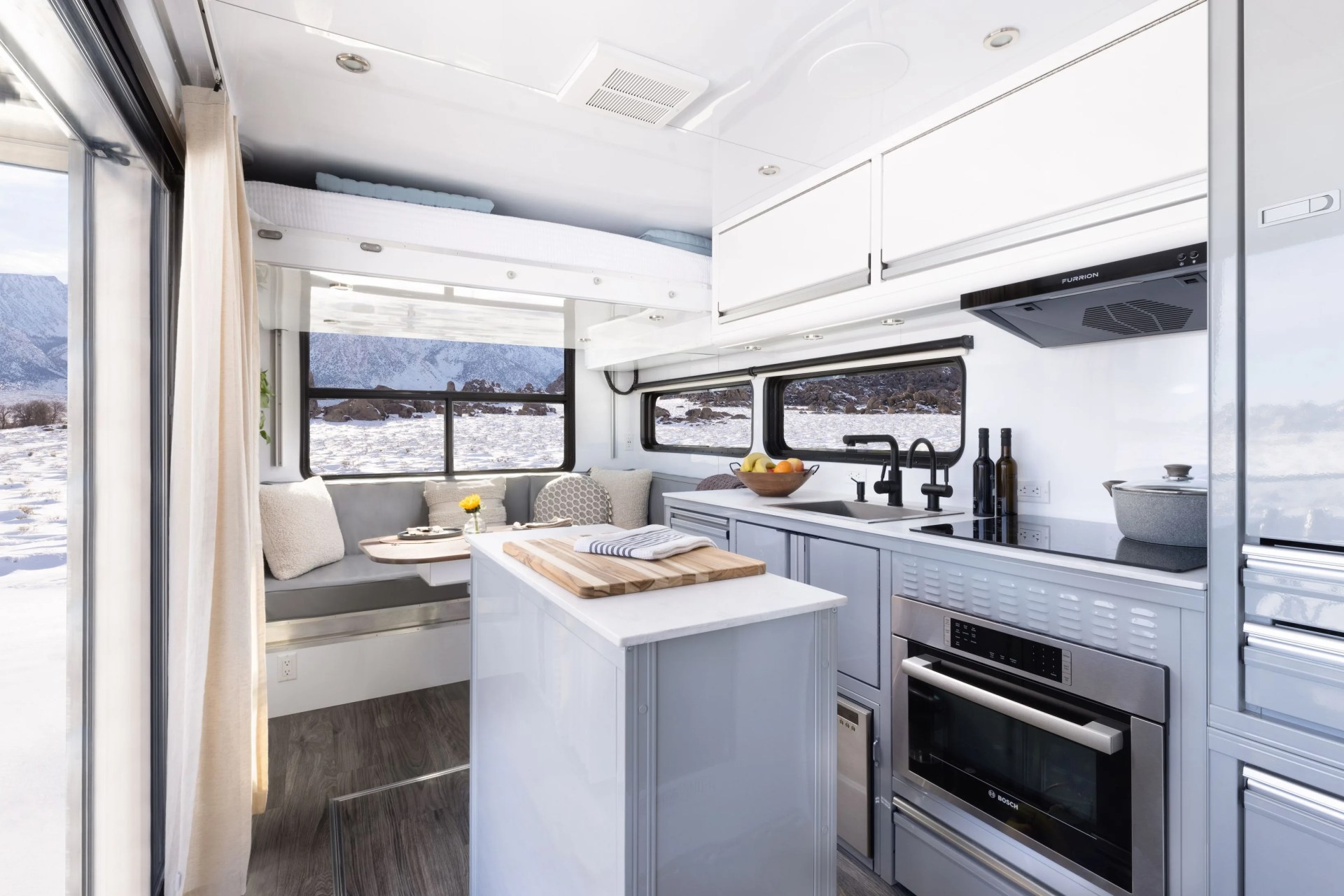 living vehicle trailer interior