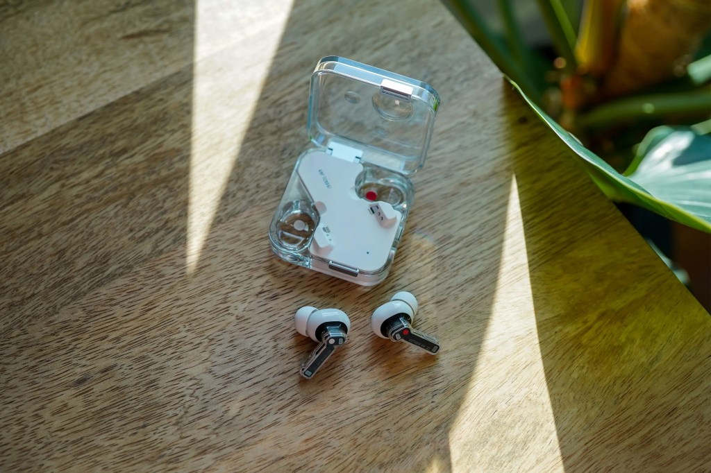 nothing ear 2 on a table