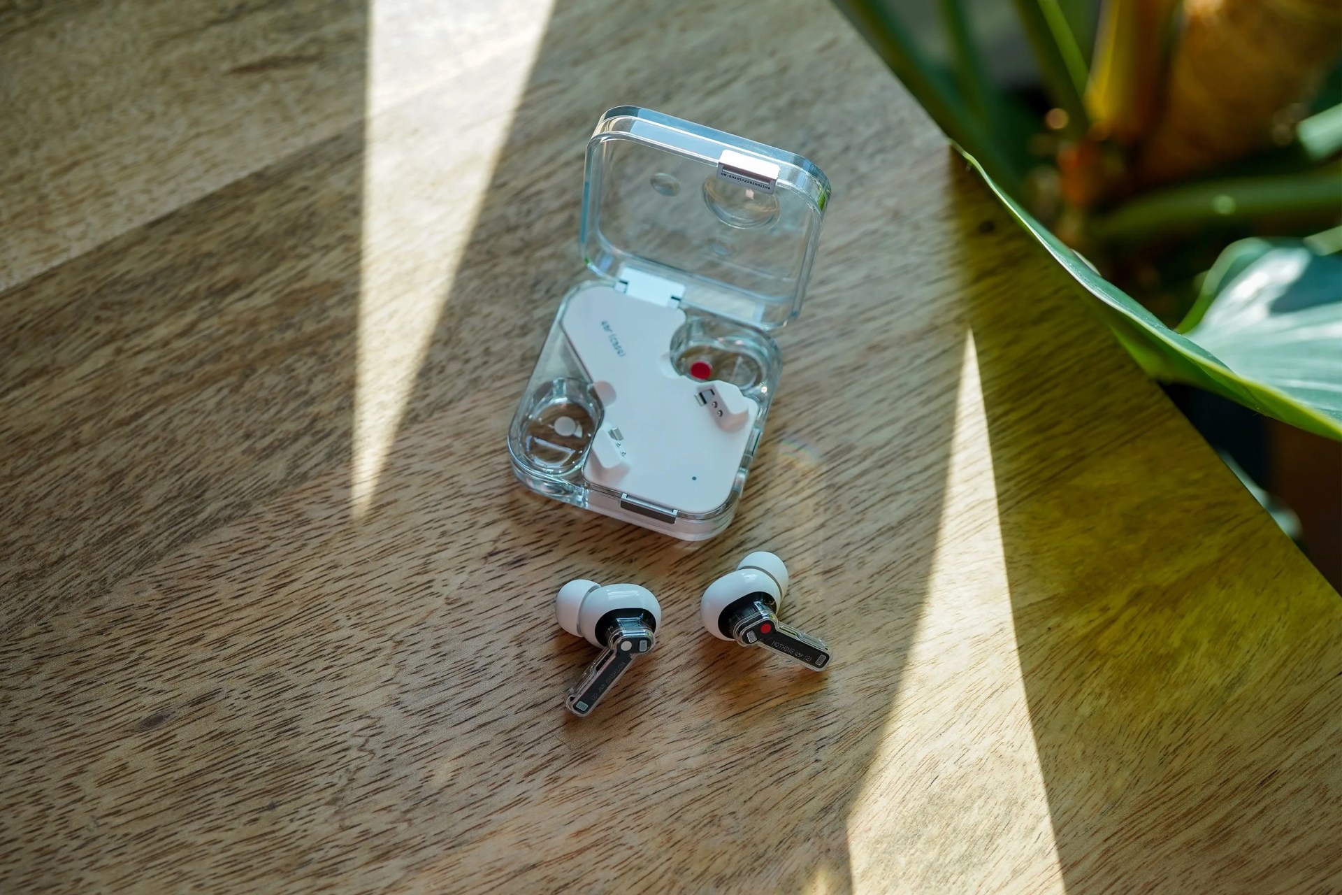 nothing ear 2 on a table