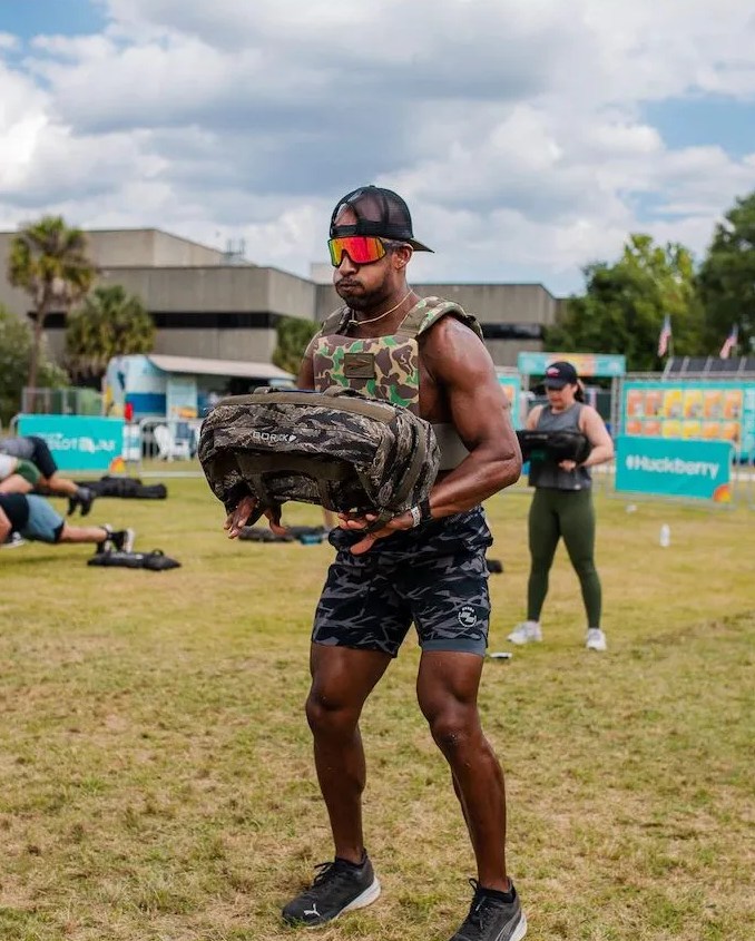 goruck memorial day weight vest in wwii camo