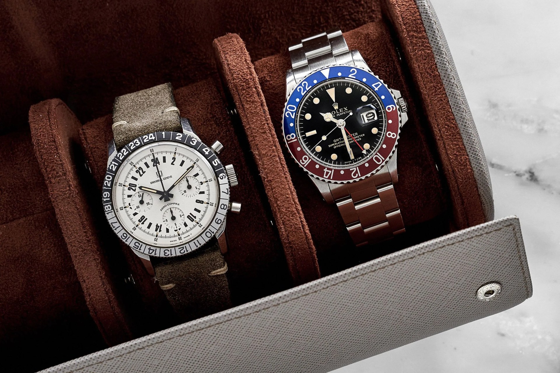 hodinkee oval leather travel case