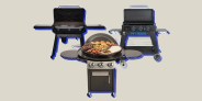 collage of three grills