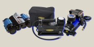collage of 3 portable tire inflators