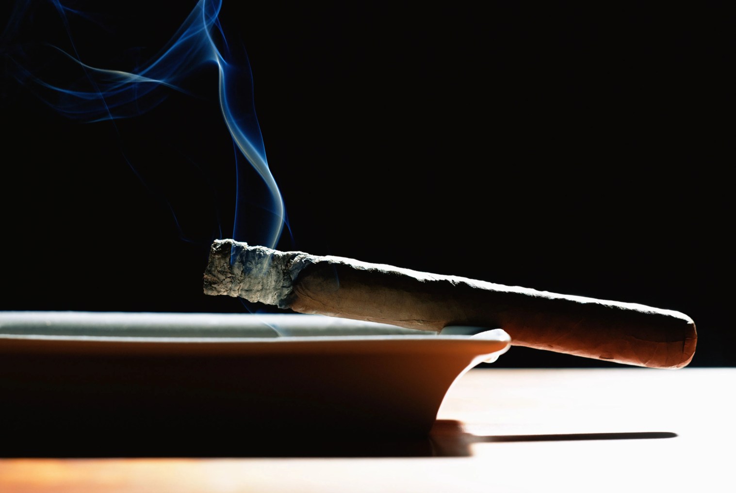 cigar in an ashtray