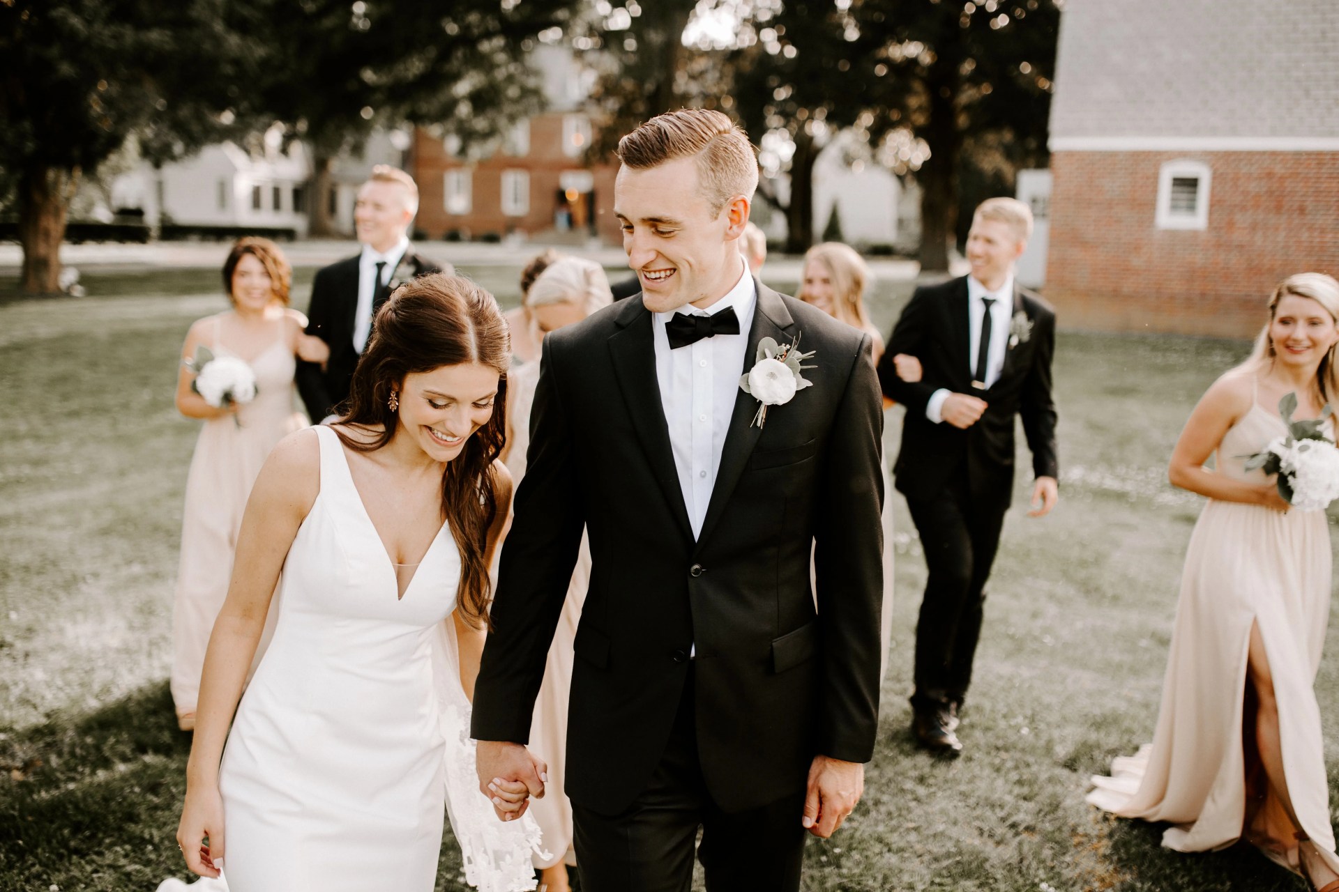 man wearing generation tux while getting married to woman