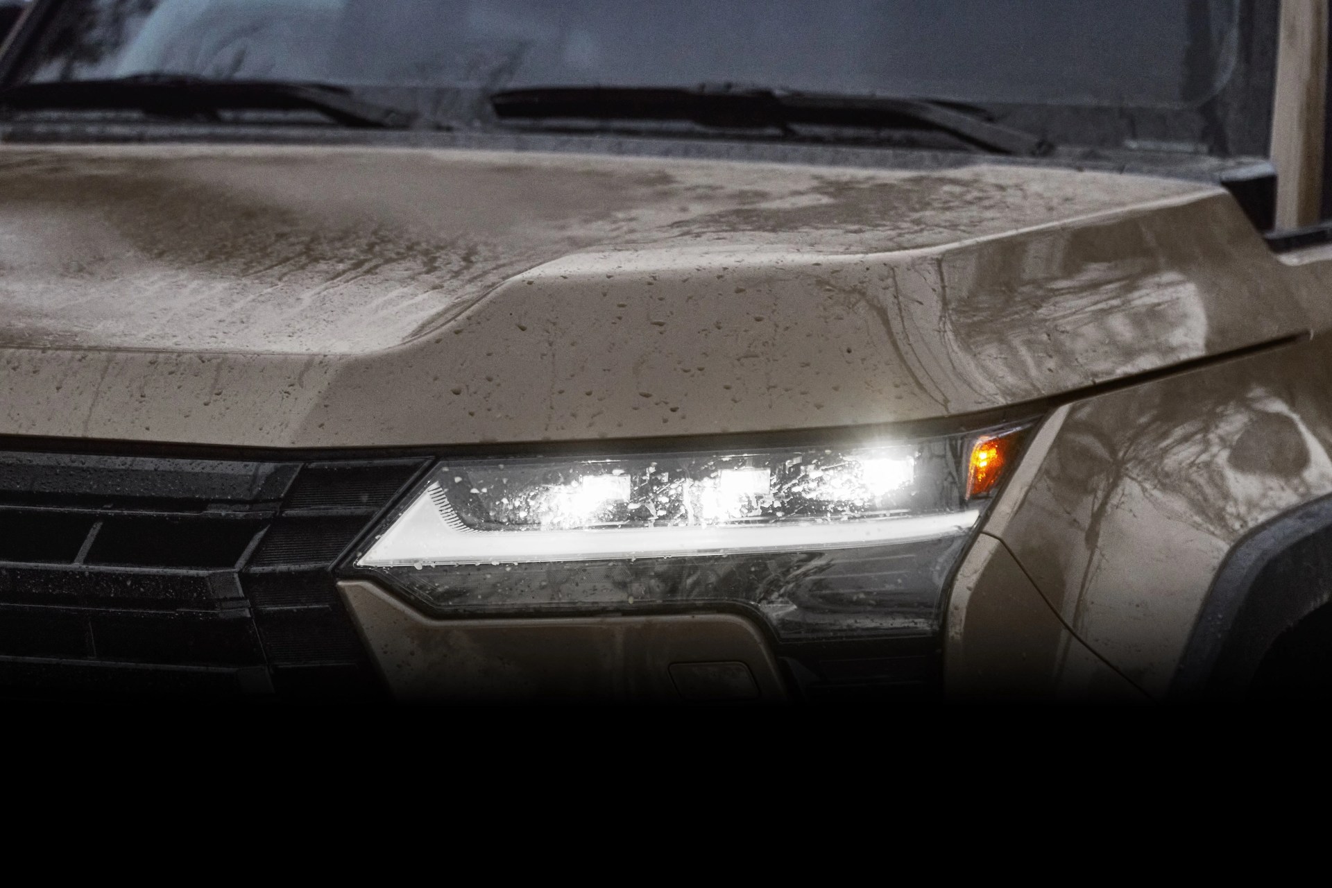 lexus gx teaser with front headlight