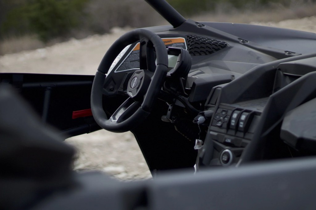 dashboard of maverick x3
