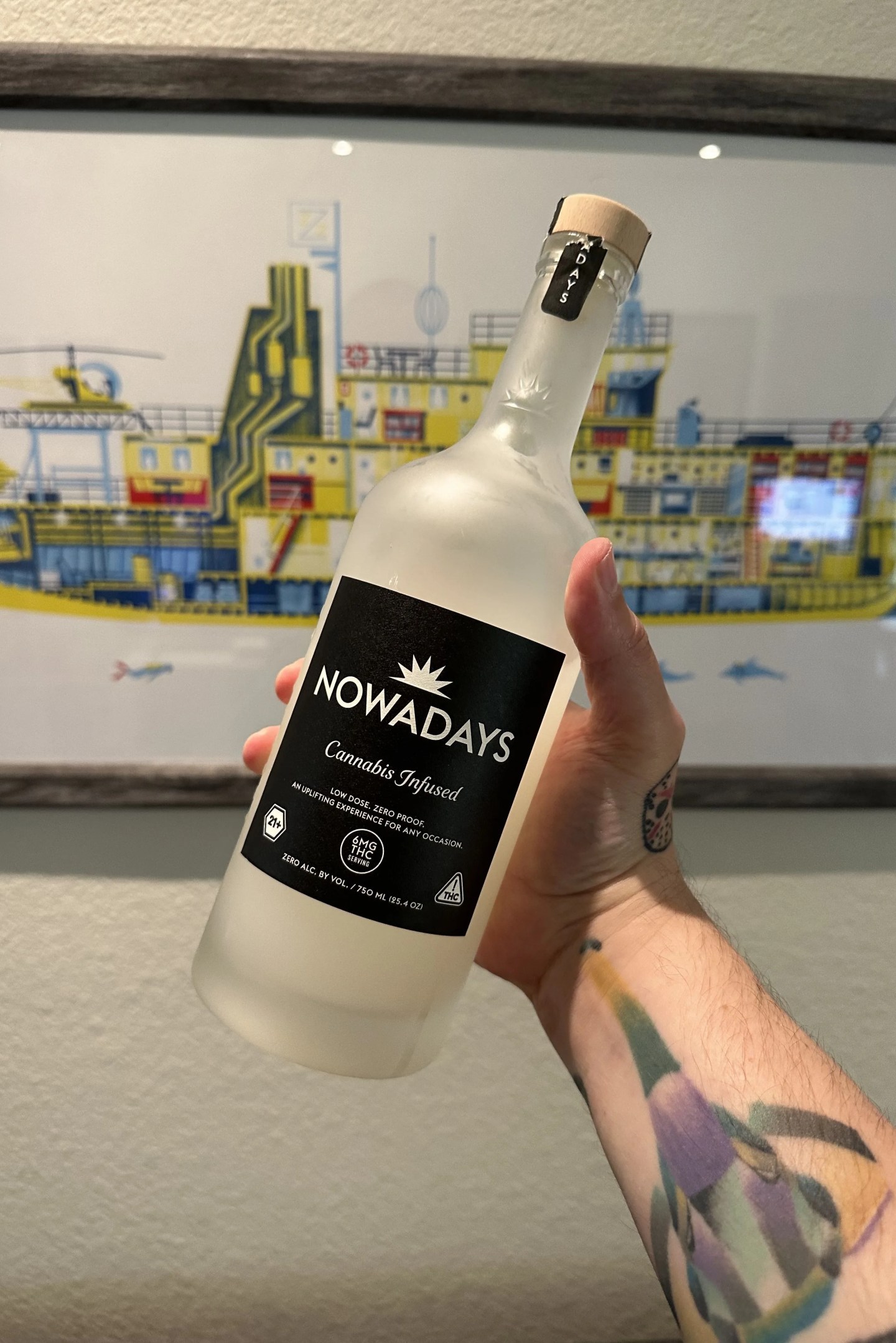 nowadays low dose cannabis beverage