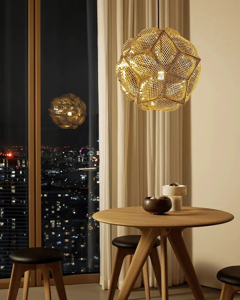 tom dixon puff pendant disco ball