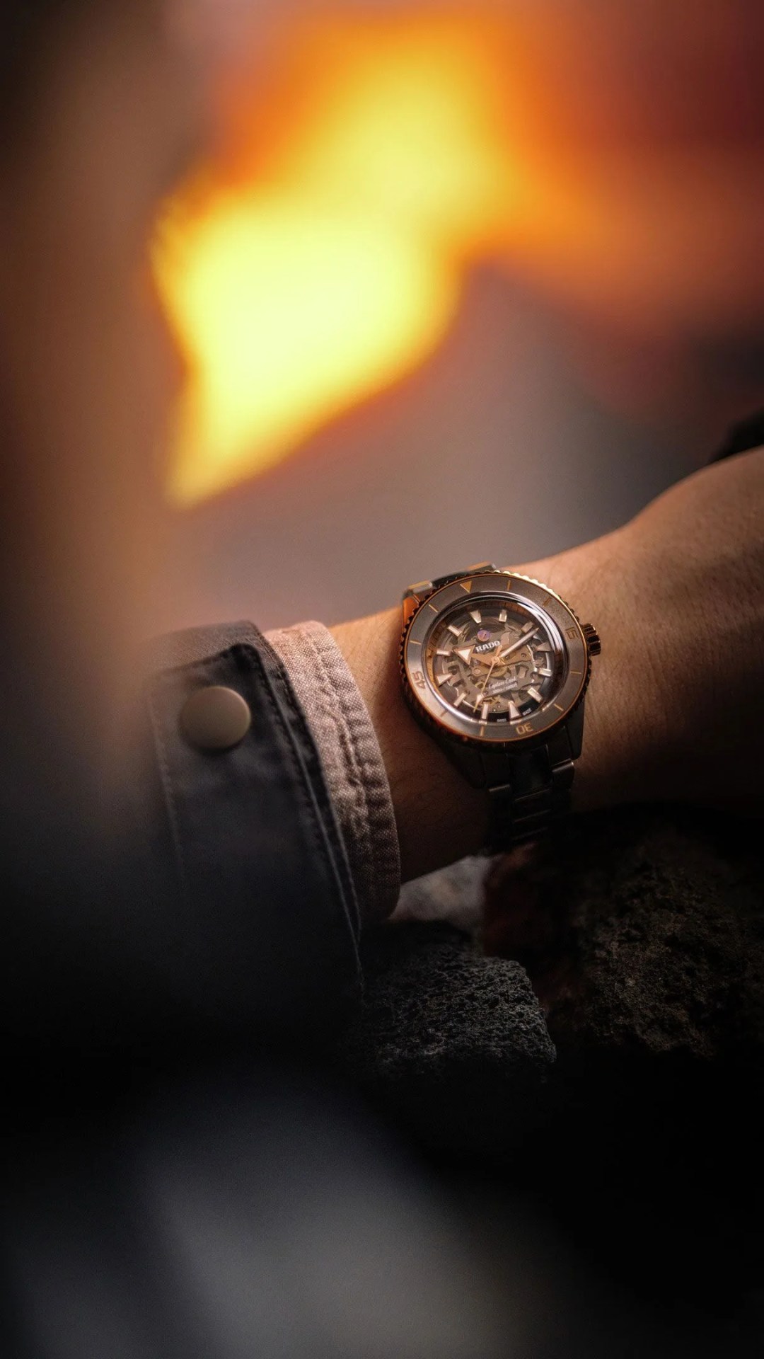 rado captain cook high tech ceramic skeleton watch
