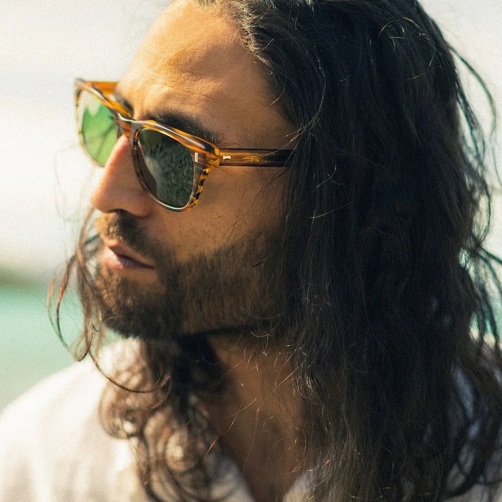 a man wearing sunglassess