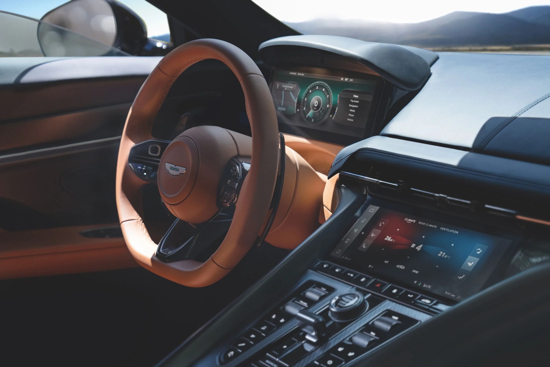 aston martin db12 cockpit