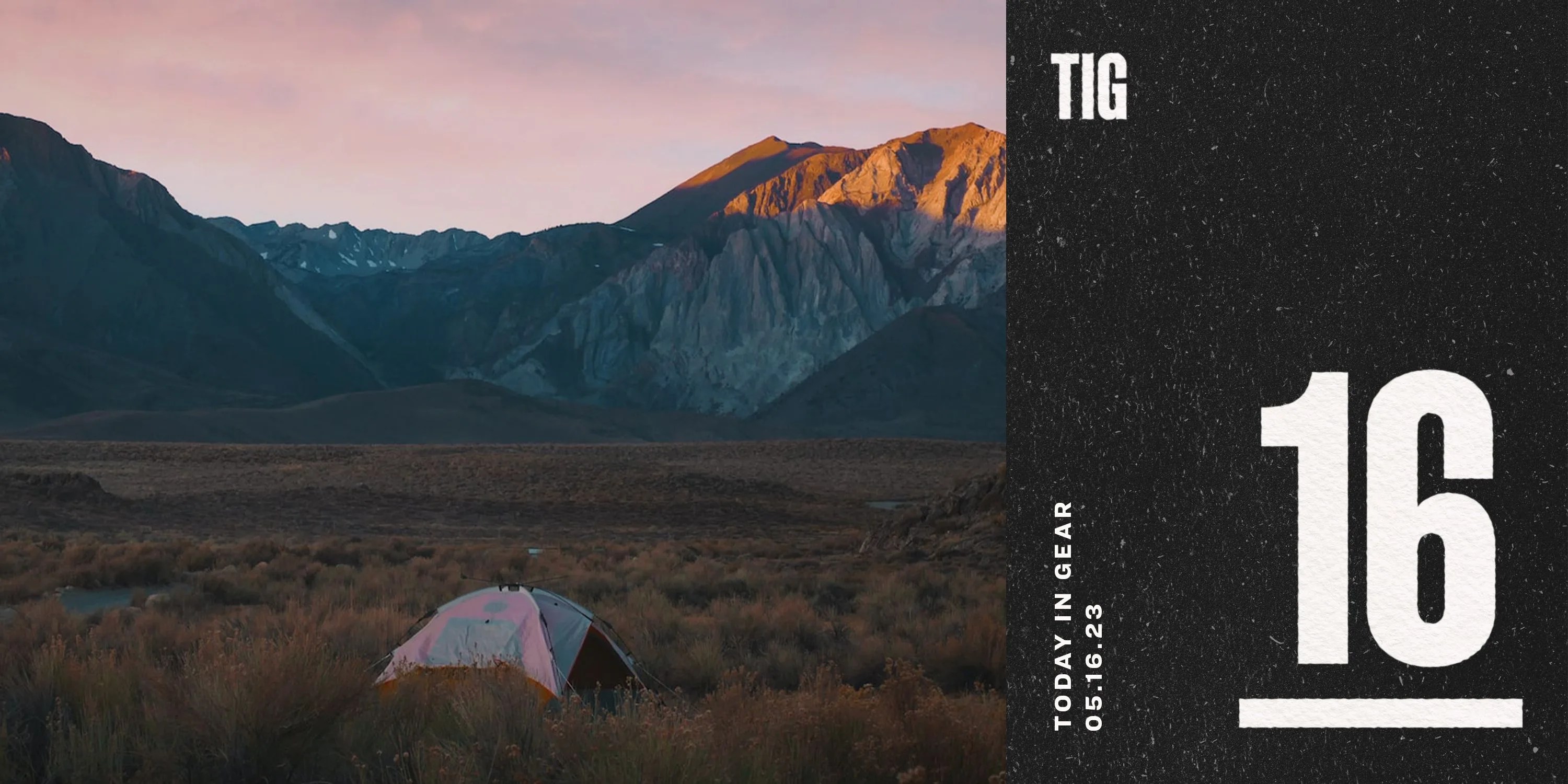 today in gear may 16 2023 camping in field as sun rises