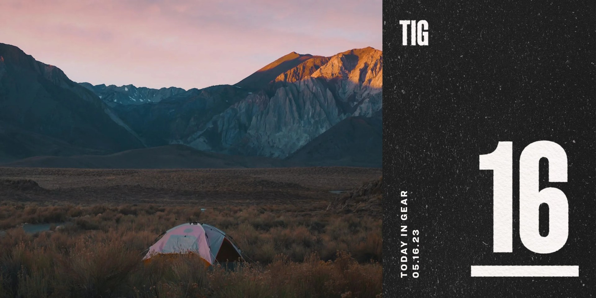 today in gear may 16 2023 camping in field as sun rises