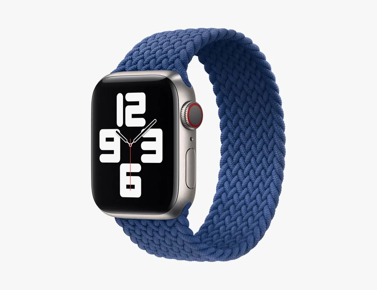 apple atlantic blue braided solo loop