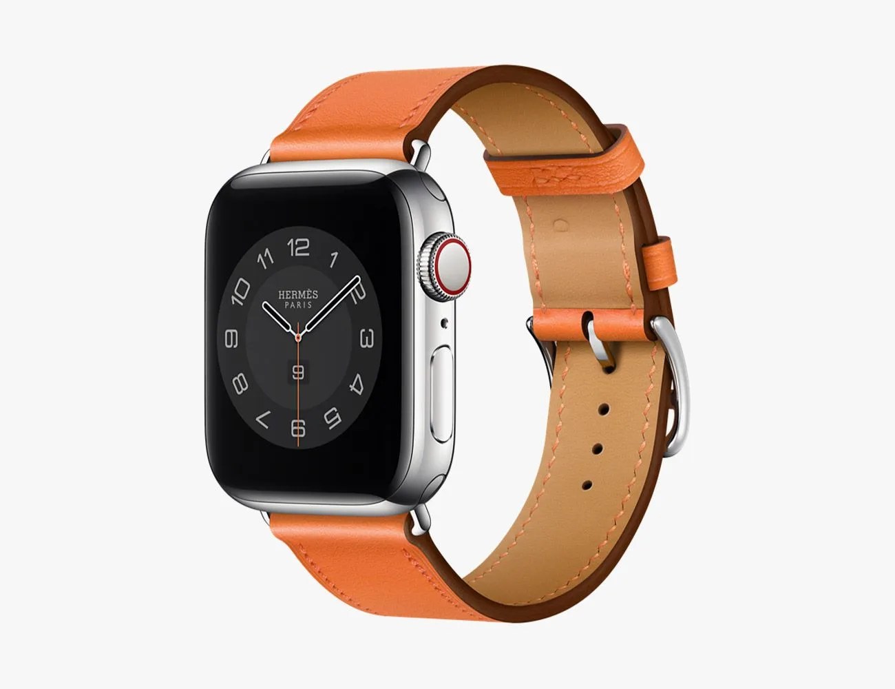 hermès orange swift leather single tour