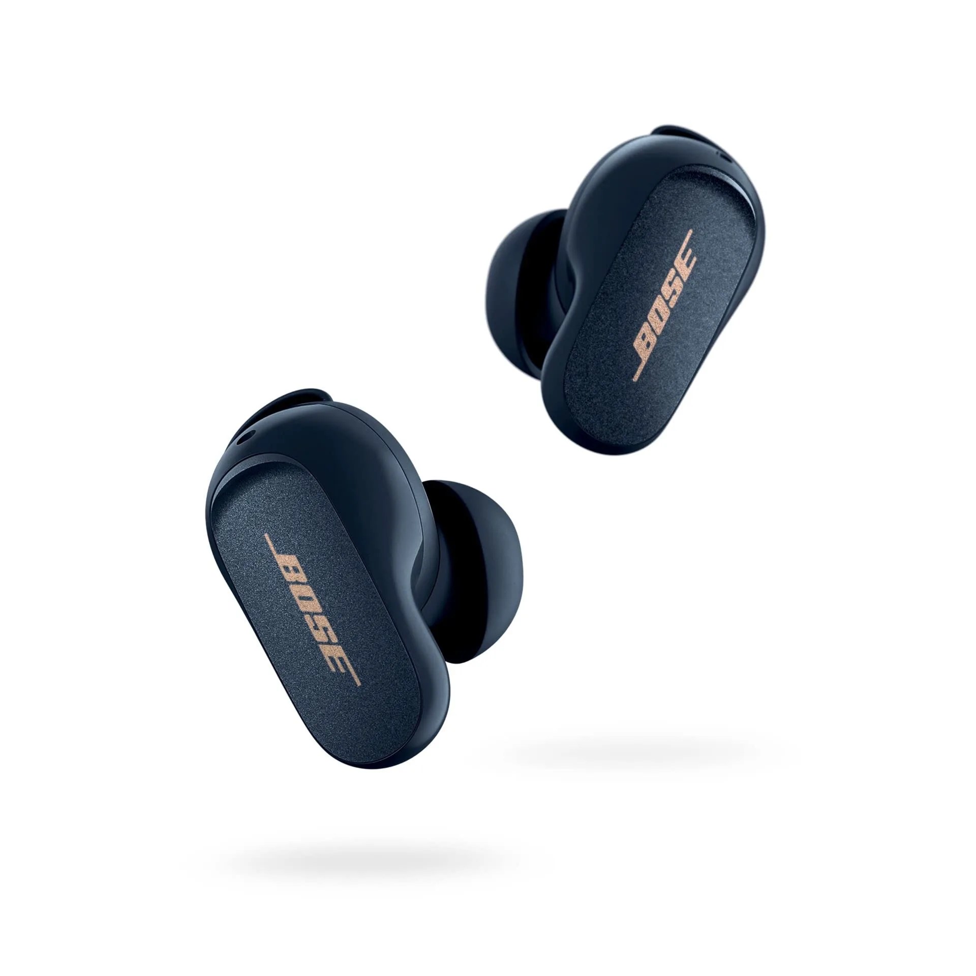 new bose quietcomfort earbuds ii, wireless, bluetooth, world’s best noise cancelling in ear headphones with personalized noise cancellation sound, midnight blue limited edition