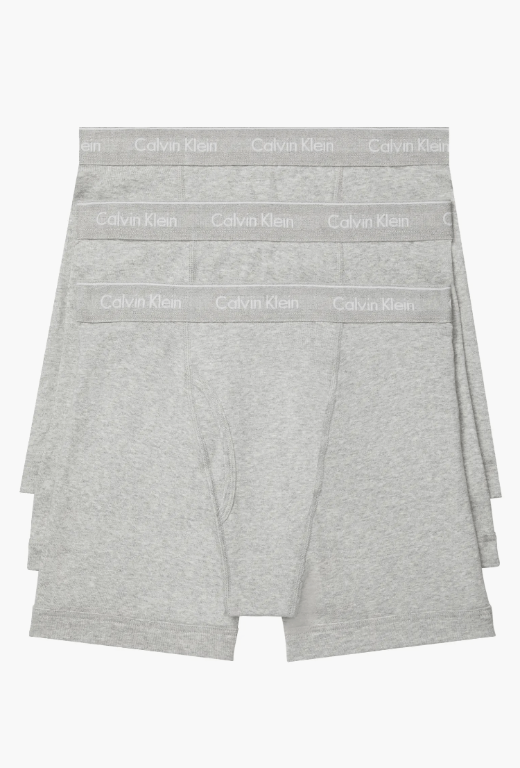 calvin klein classics 3 pack cotton boxer briefs