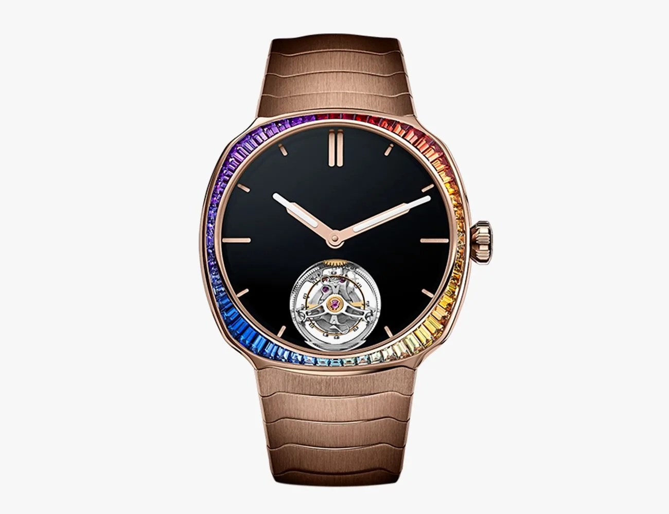H. Moser & Cie. Streamliner Tourbillon Rainbow