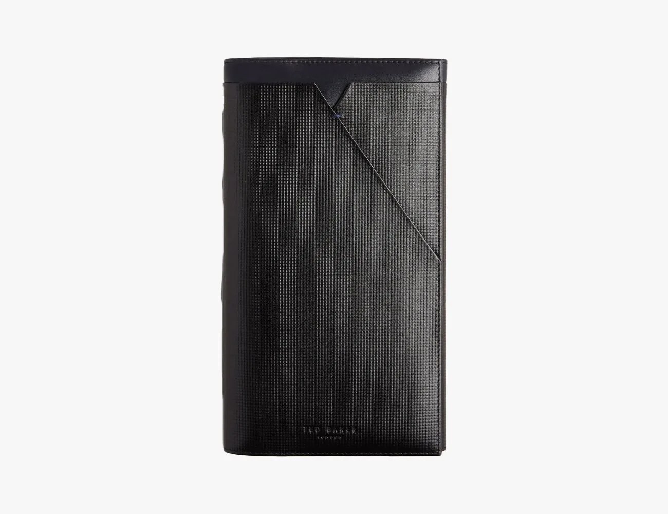 ted baker london gurney textured leather travel wallet