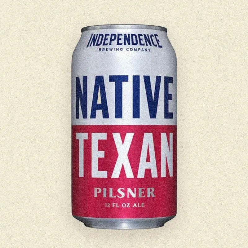 Independence Brewing Native Texan Pilsner