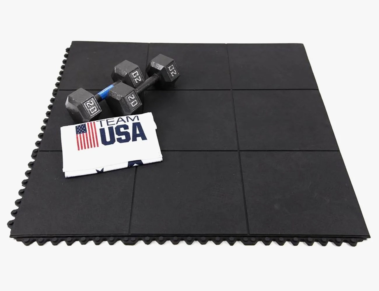 Flooring Inc. 5/8-Inch Evolution Rubber Tiles