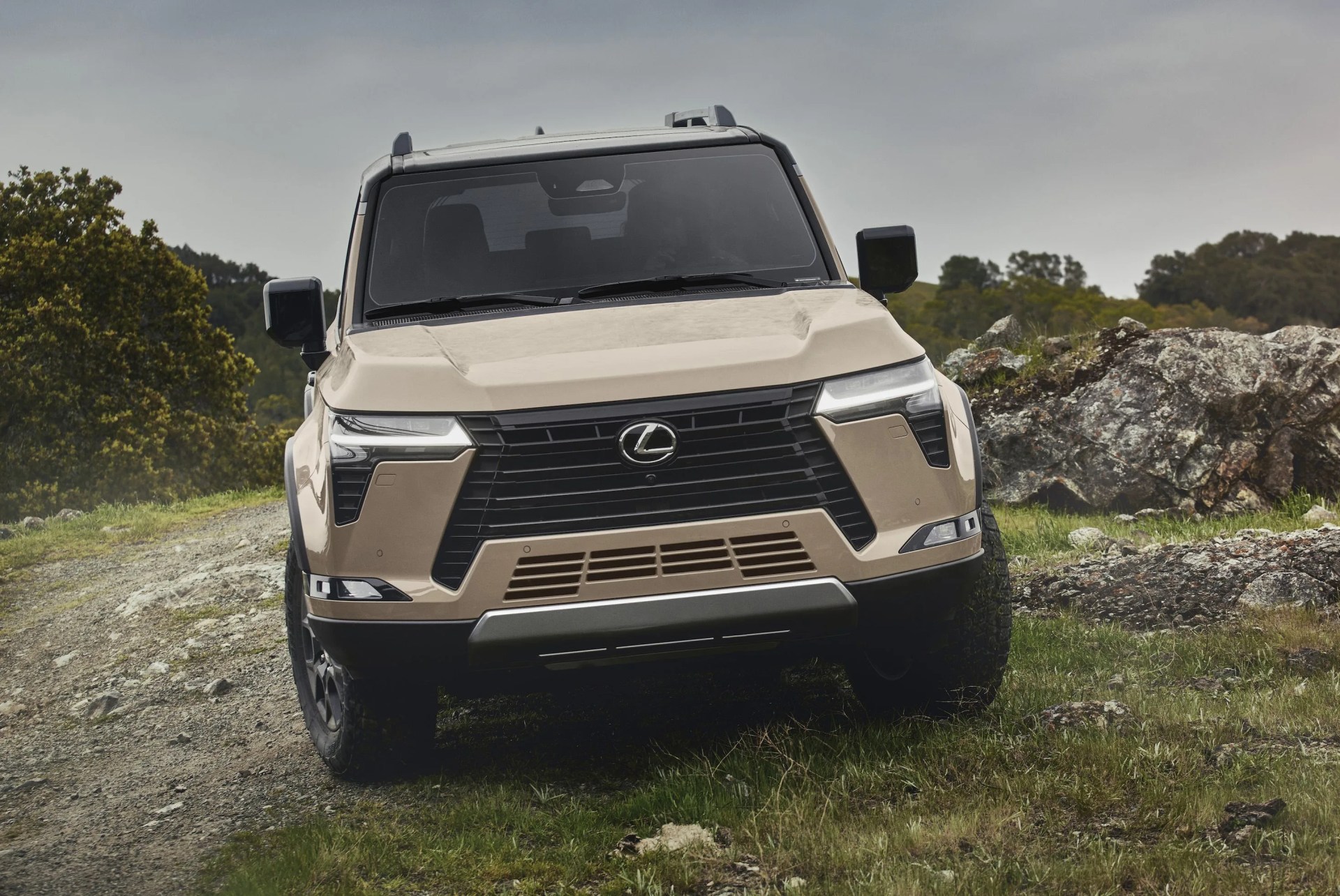 lexus gx on rocky terrain