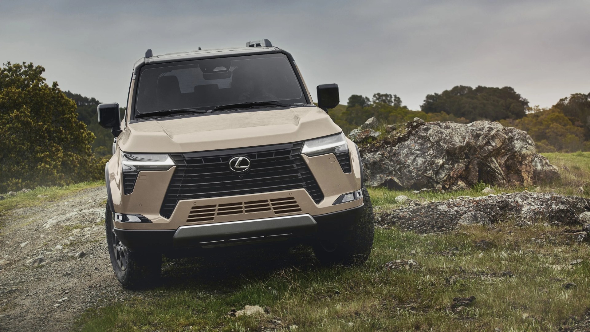lexus gx on rocky terrain