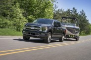 all new f 150 limited with exclusive 35 liter powerboostª full hybrid engine delivers built ford tough capability it is targeted to have the most torque and horsepower of any light duty full size pickup, at least 12,000 pounds of maximum available towing capacity and a targeted epa estimated range of approximately 700 miles on a single tank of gas