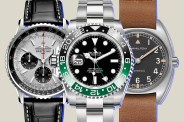 collage of three watches