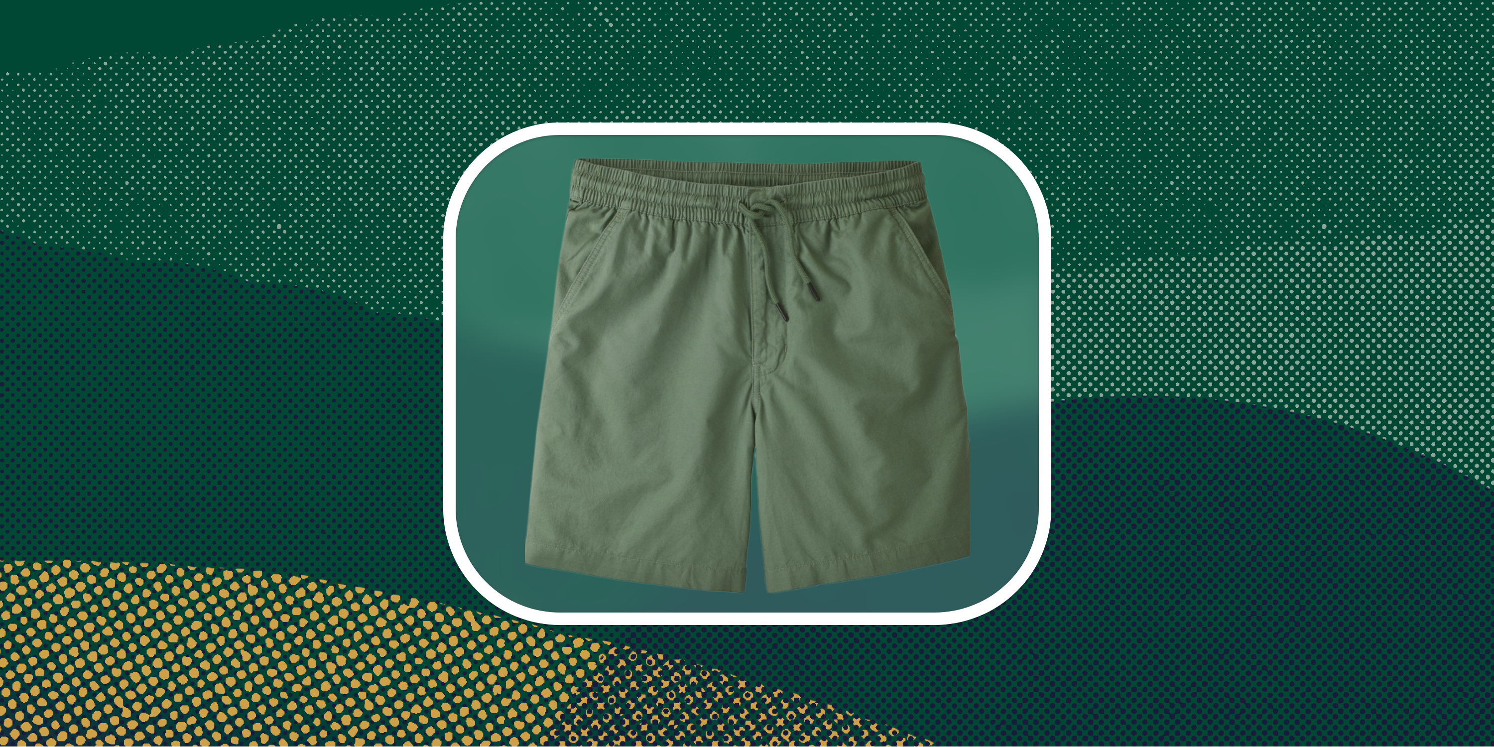 green shorts