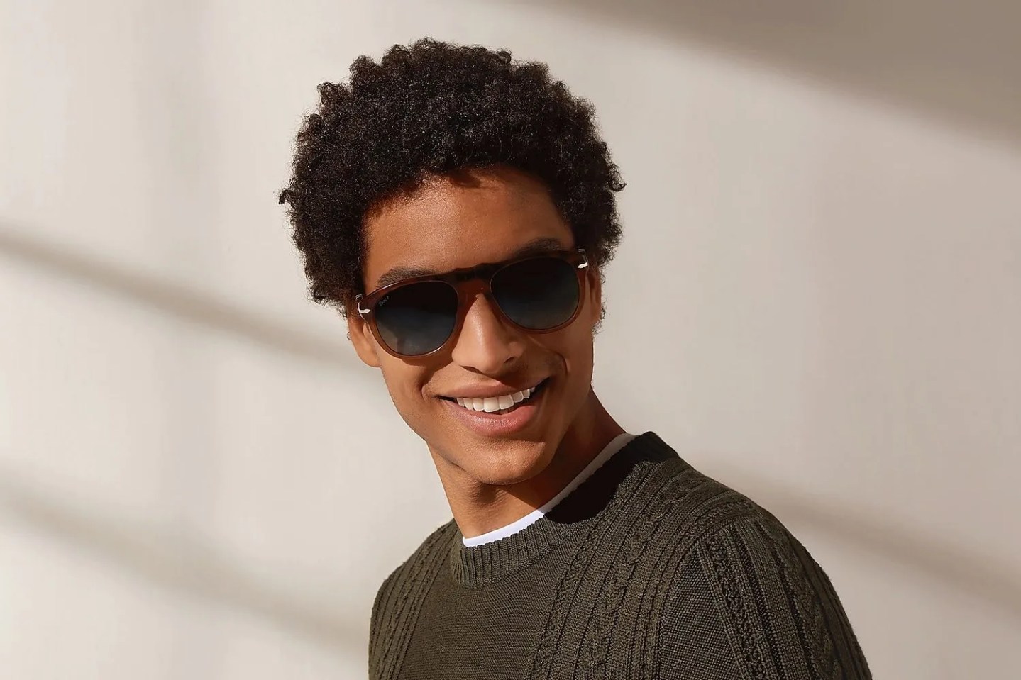 a man wearing sunglasses