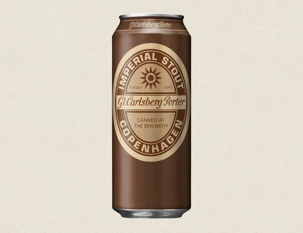 gl carlsberg porter beer can