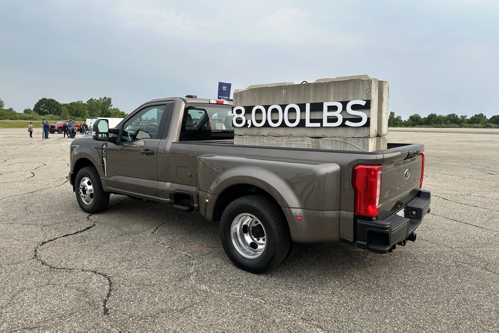 ford super duty with 8000 pound payload