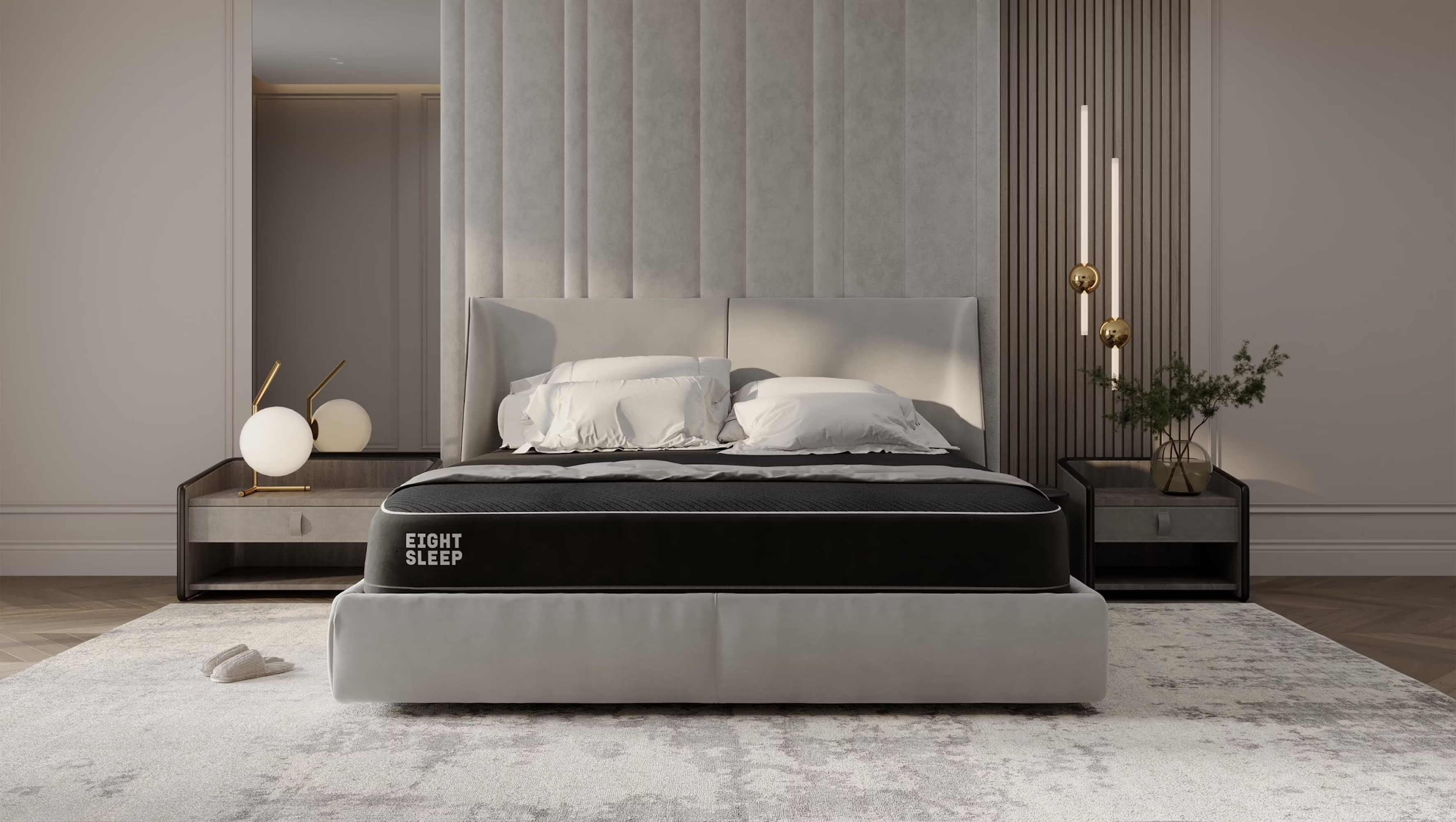 eight sleep pod 3 mattress in bedroom